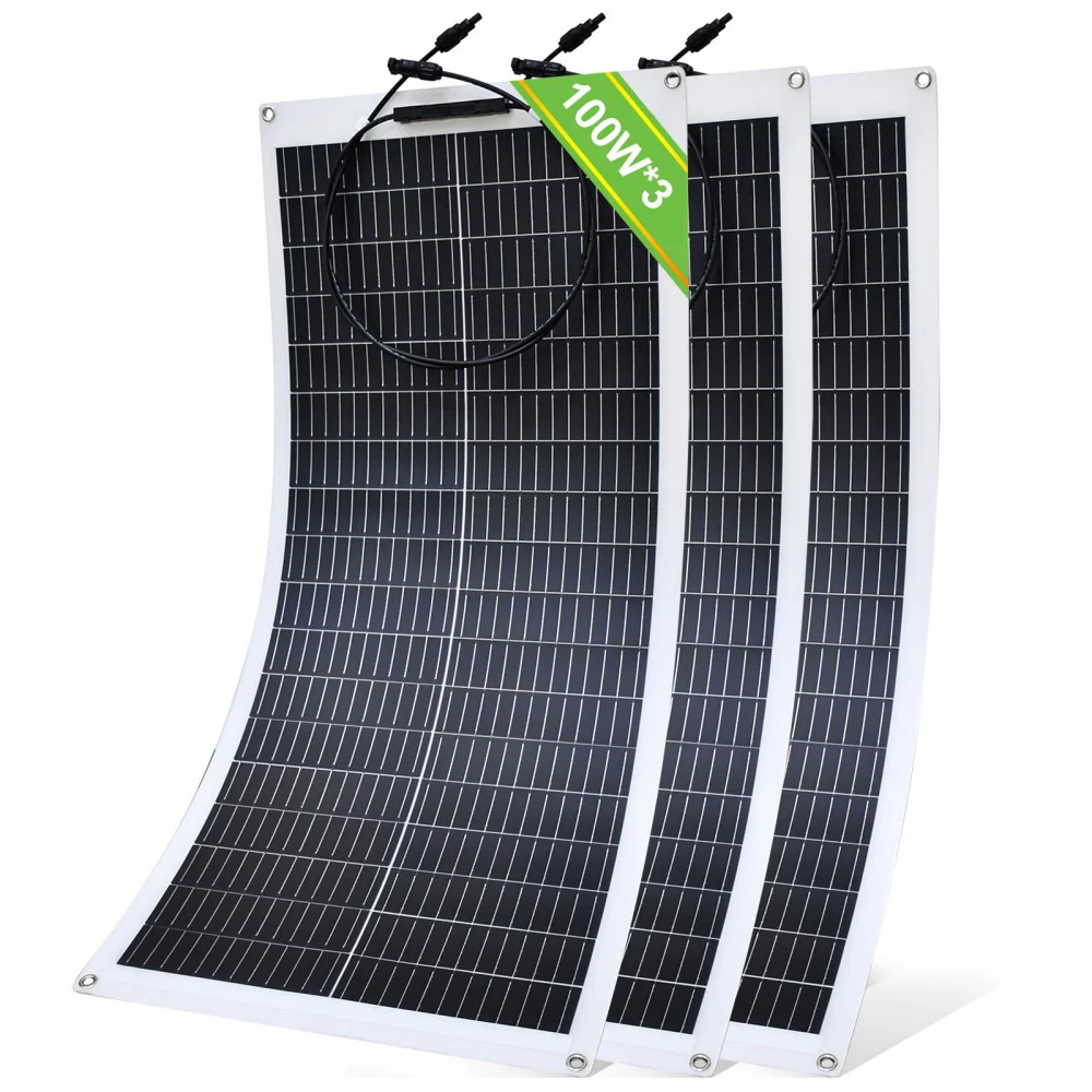 100Wp 12V Flexibles Solarmodul Monokristallin - Image 11