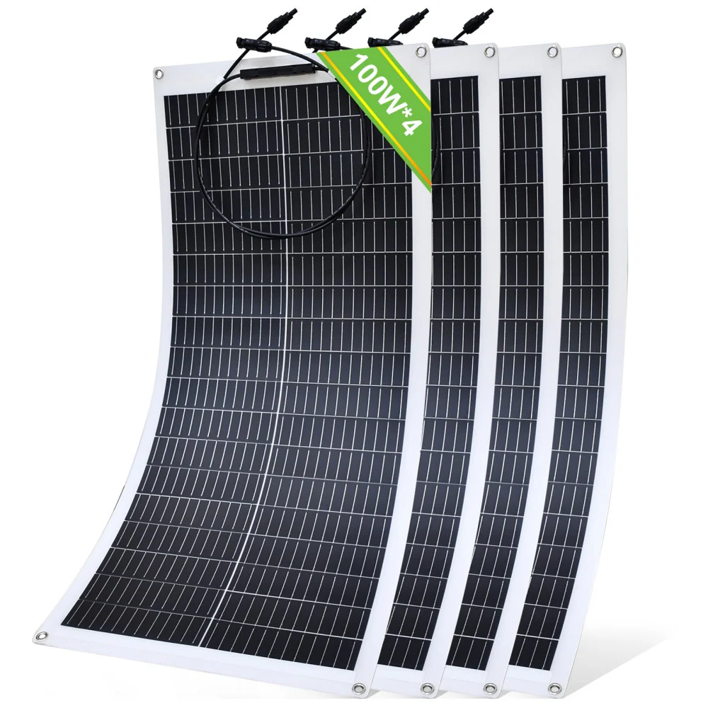 100Wp 12V Flexibles Solarmodul Monokristallin - Image 12