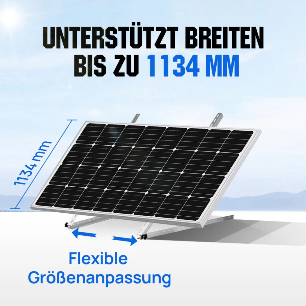 114cm Solarpanel-Neigungshalterungen mit einstellbarem Winkel - Image 10