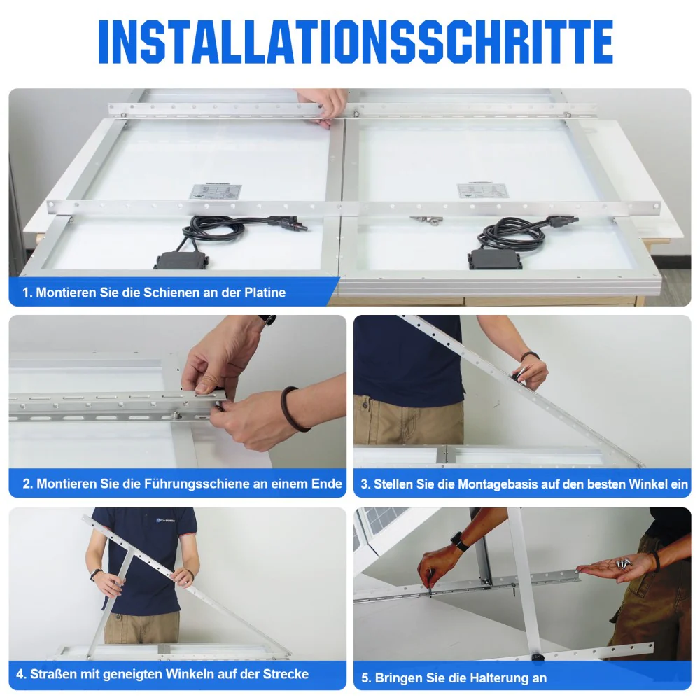 114cm Solarpanel-Neigungshalterungen mit einstellbarem Winkel - Image 8