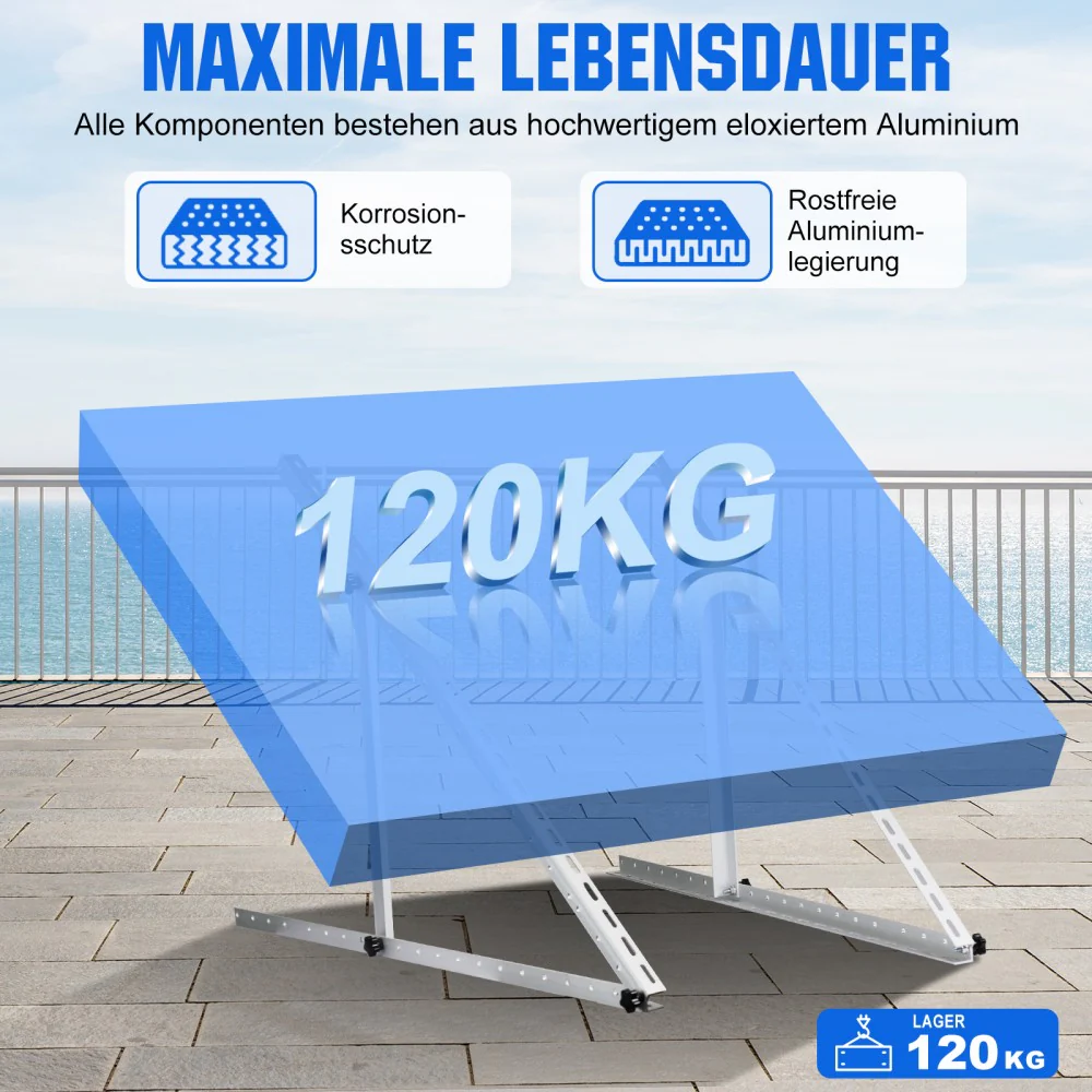 114cm Solarpanel-Neigungshalterungen mit einstellbarem Winkel - Image 9