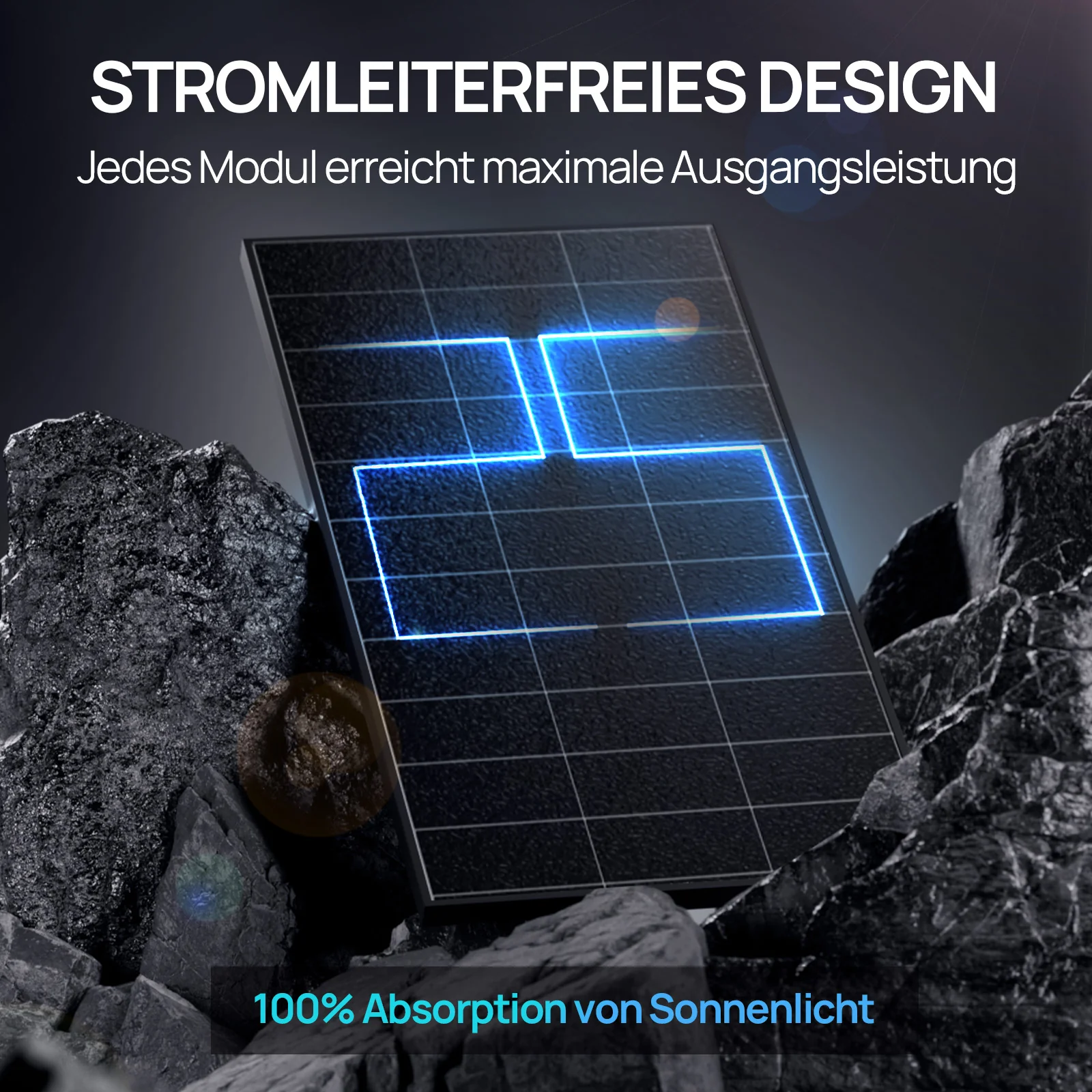 ECO-WORTHY 120W 12V Vollschwarzes BC Solarmodul | Hohem Wirkungsgrad von 25 % - Image 4