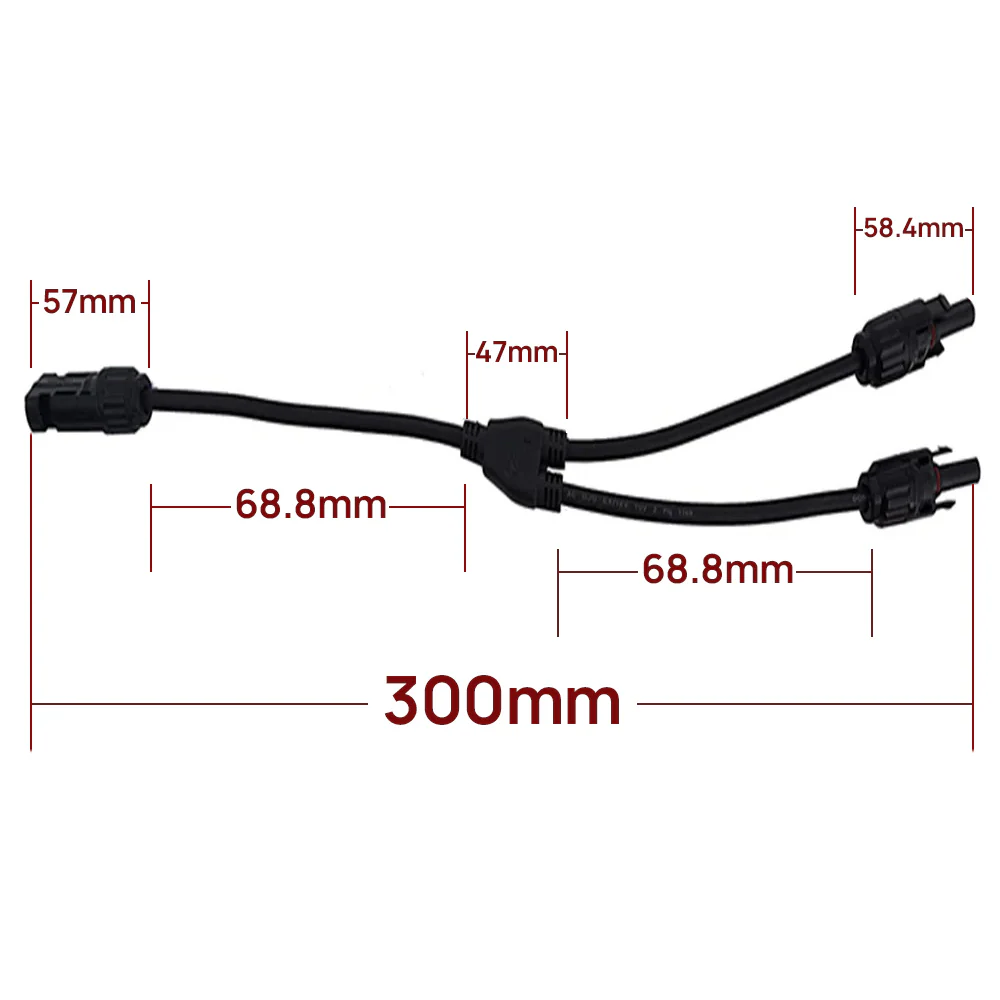 Photovoltaik Y-Verteiler 4mm² mit MC4 Stecker MFF&FMM - Image 6
