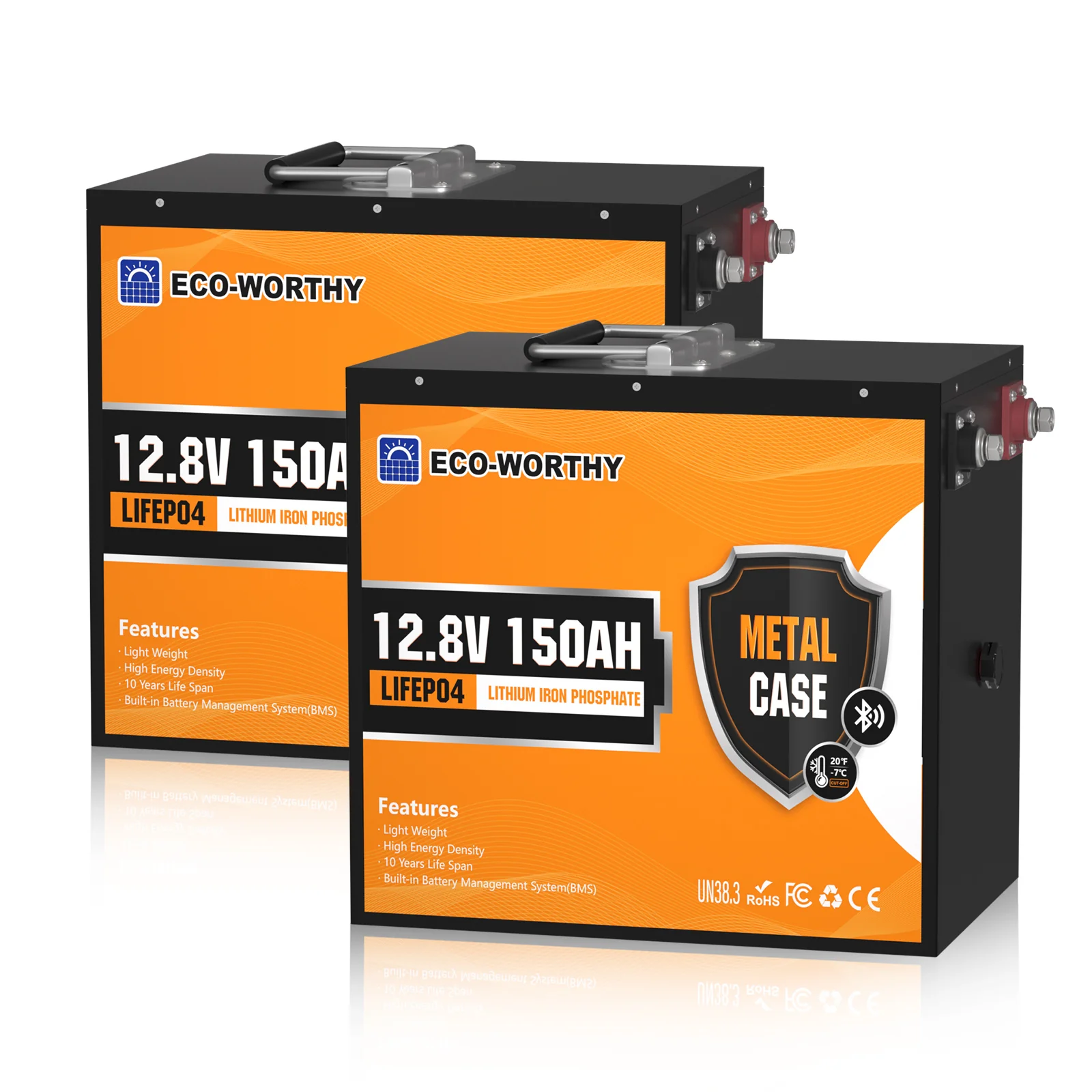 Eco-Worthy 12V 150Ah LiFePO4 Lithium Batterie—Bluetooth und Untertemperaturschutz - Image 10
