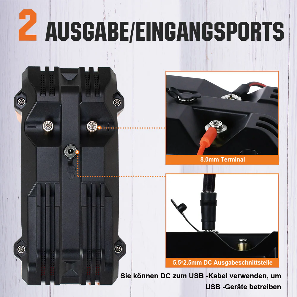 12V 20Ah tragbarer LiFePO4 Lithium Batterie - Image 5