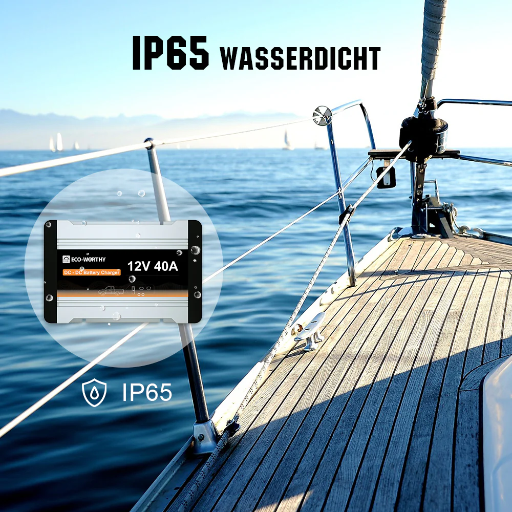 12V 20A & 40A MPPT DC Zu DC Batterieladegerät Für 12V LiFePO4, Blei-Säure, SLA, Gel, AGM Und Calcium-Batterien - Image 8