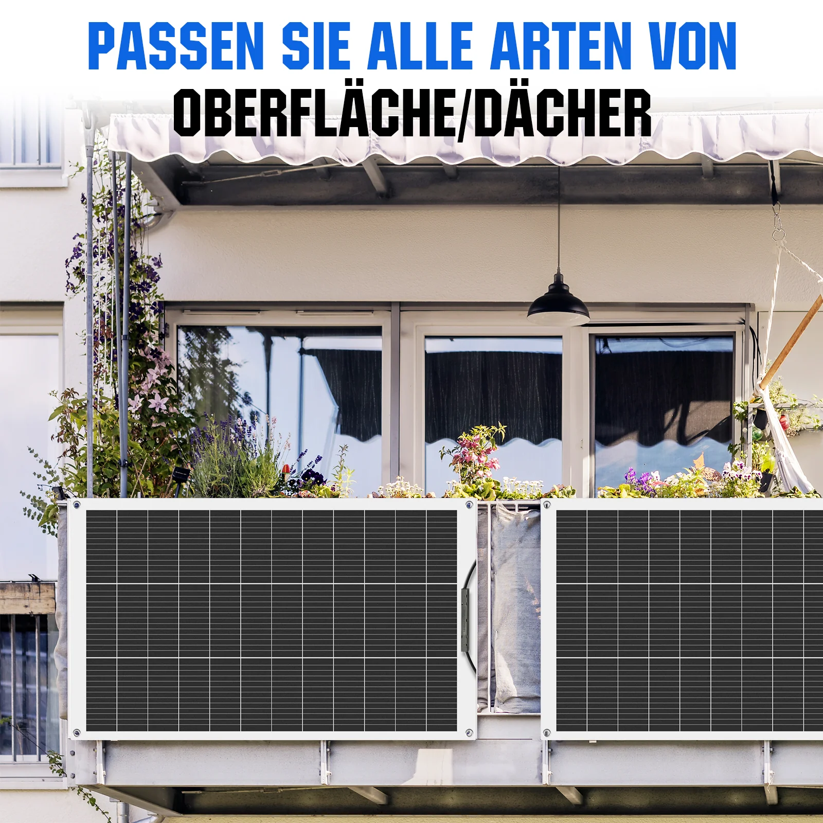 Eco-Worthy 130Wp 12V Flexibles Solarmodul Monokristallin - Image 10