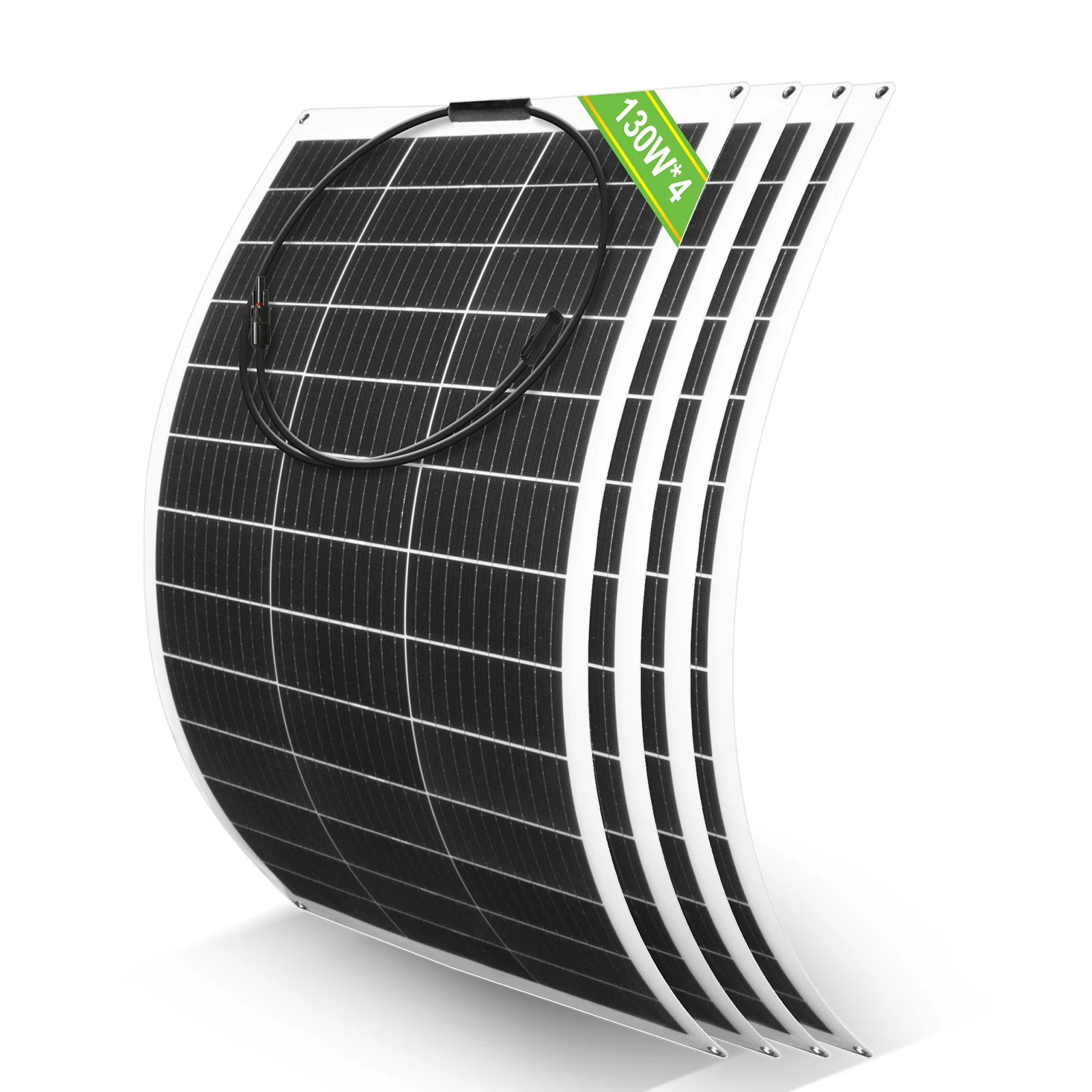 Eco-Worthy 130Wp 12V Flexibles Solarmodul Monokristallin - Image 13