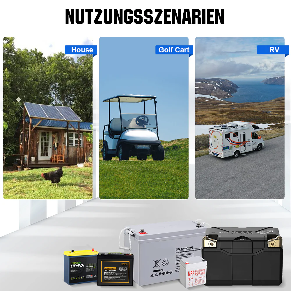 200A 3,5" berührbares Display Battery Monitor mit Hall-Sensor für AGM und Lithium Batterien (LiFePO4) - Image 11