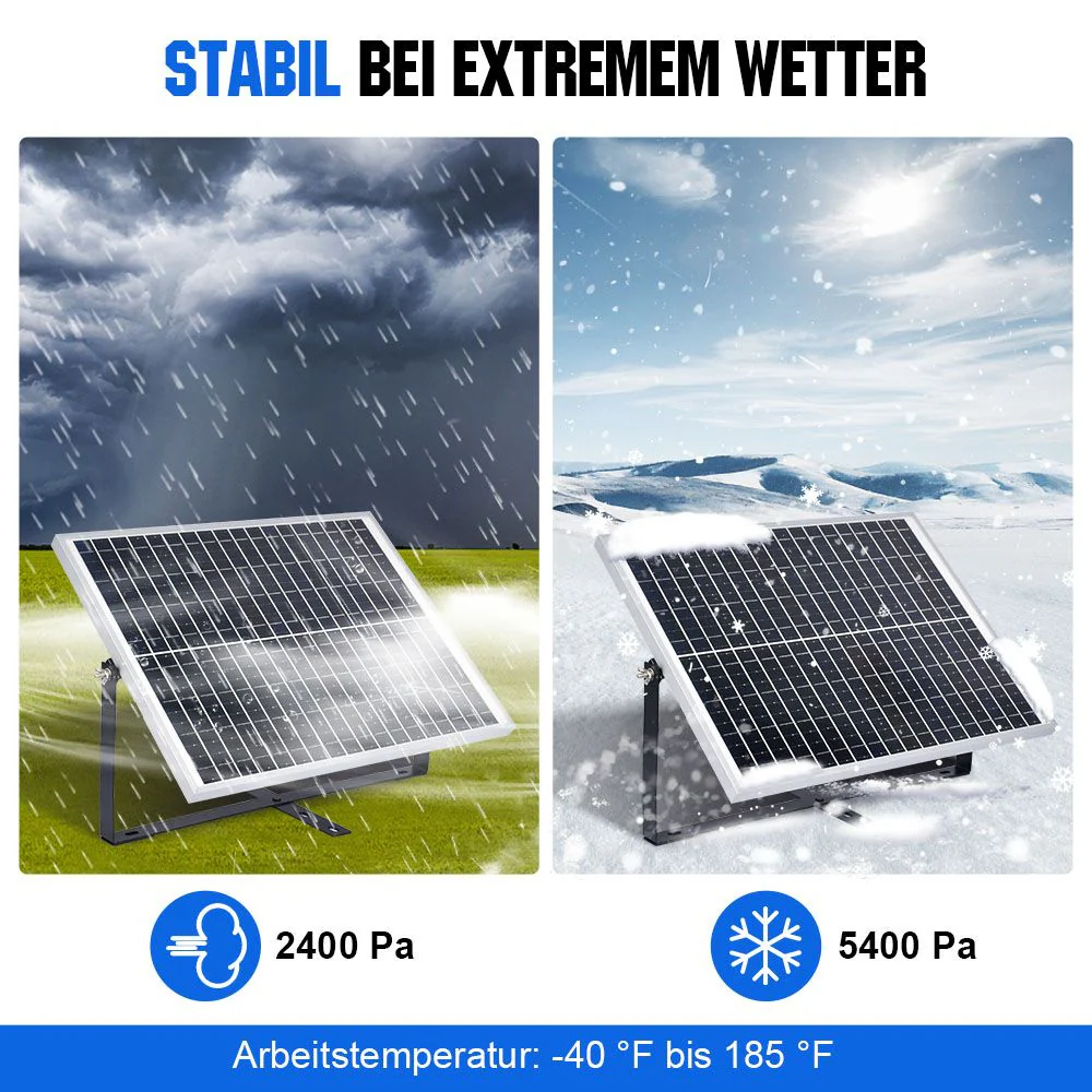 25Wp 12V Solarmodul Monokristallin Erhaltungsladegerät Kit - Image 9