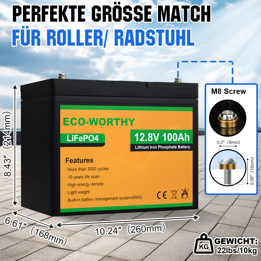 340Wp 12V Komplettset Solaranlage mit 40A MPPT DC Zu DC Batterieladegerät - Image 7