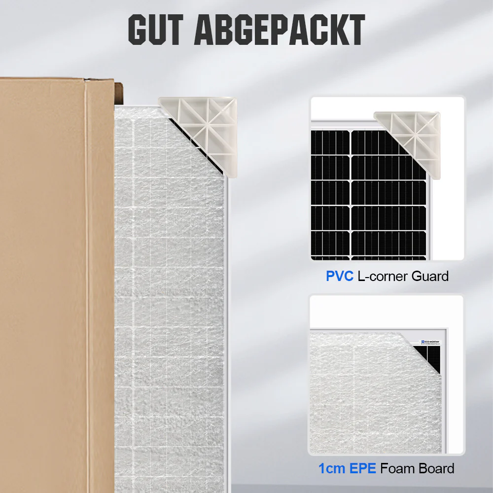 340Wp 12V Komplettset Solaranlage mit 40A MPPT DC Zu DC Batterieladegerät - Image 8