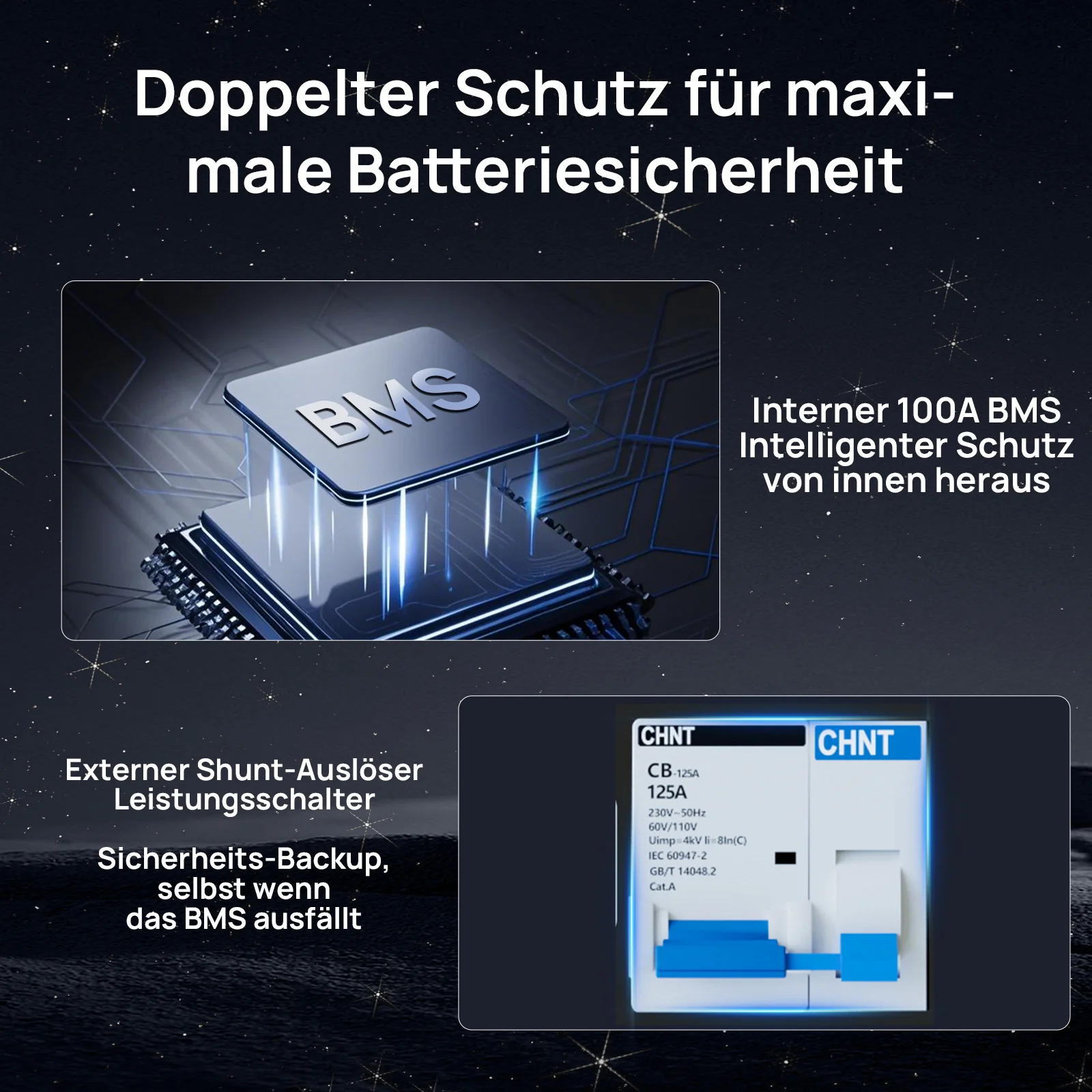 Eco-Worthy 48V 100Ah Server Rack Batterie—Bluetooth und WLAN—IEC 61000—10 Jahre Garantie - Image 8