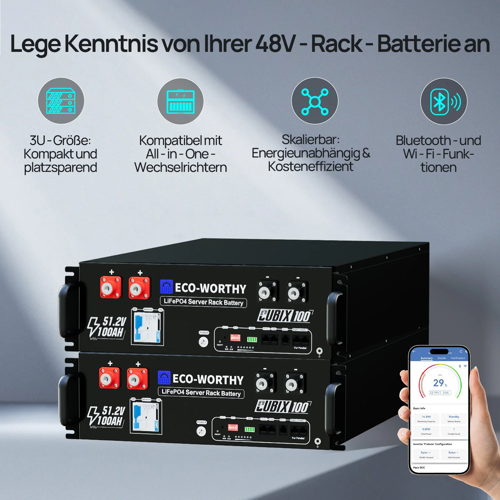 48V 2580W (6 x 430W) Komplettes MPPT-Off-Grid-Solarkit - Image 4