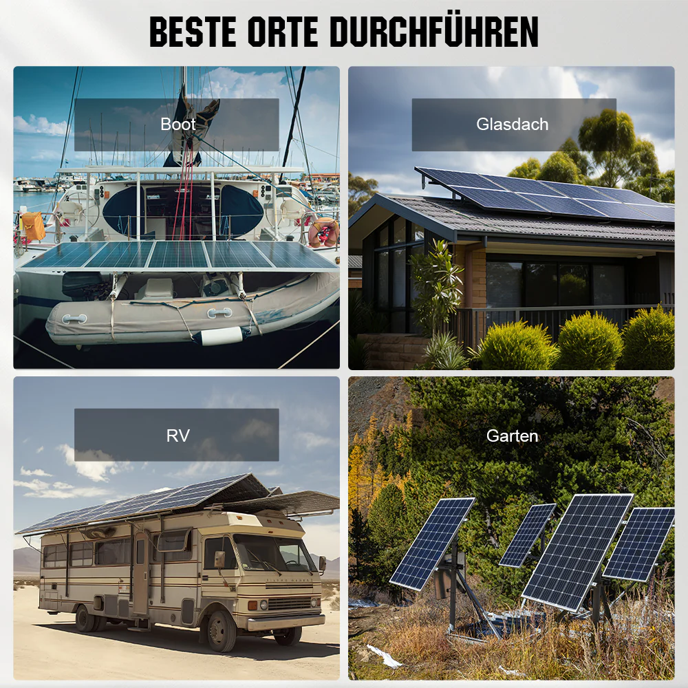 Eco-Worthy 195Wp 12V Bifaziale Solarmodul Monokristallin - Image 9