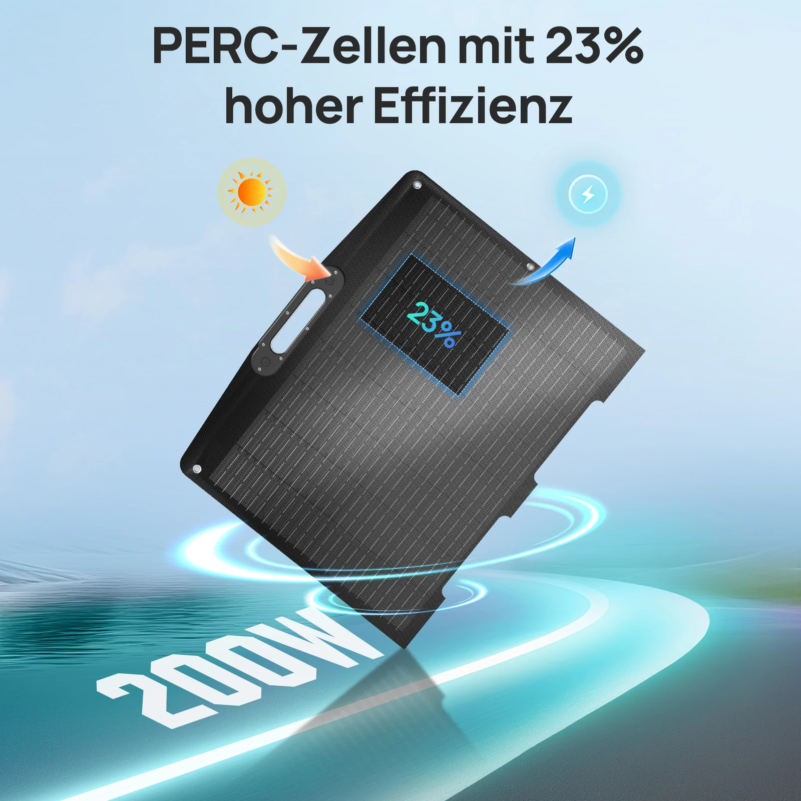 ECO-WORTHY 200Wp 24V Faltbares Solarpanel Pro für Camping, RV - Image 4