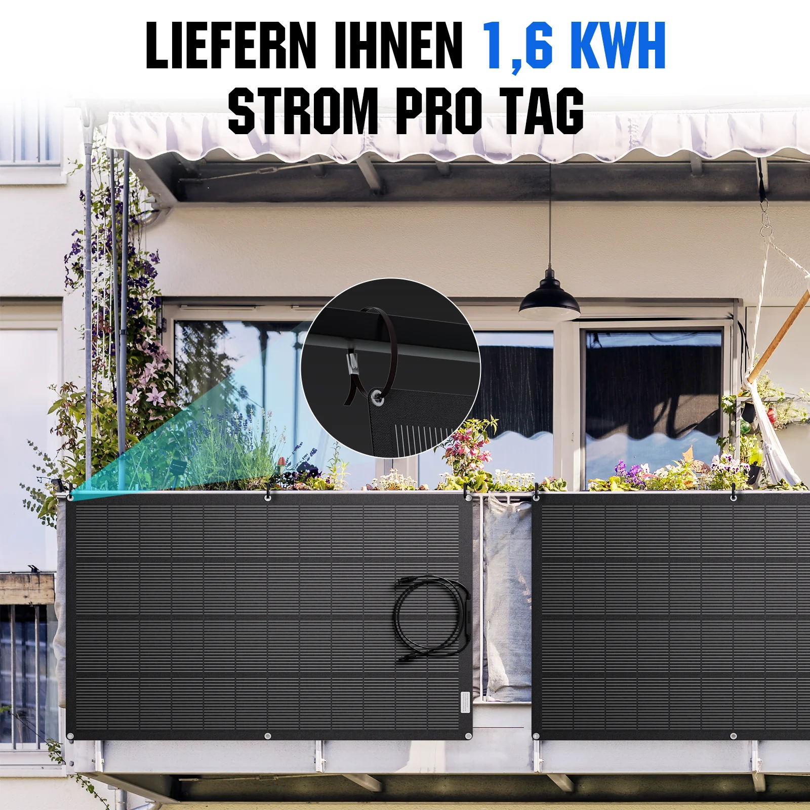 Eco-Worthy 24V 400W Solarkit für Boote und Schiffe mit 200W Flexibles Solarmodul - Image 7