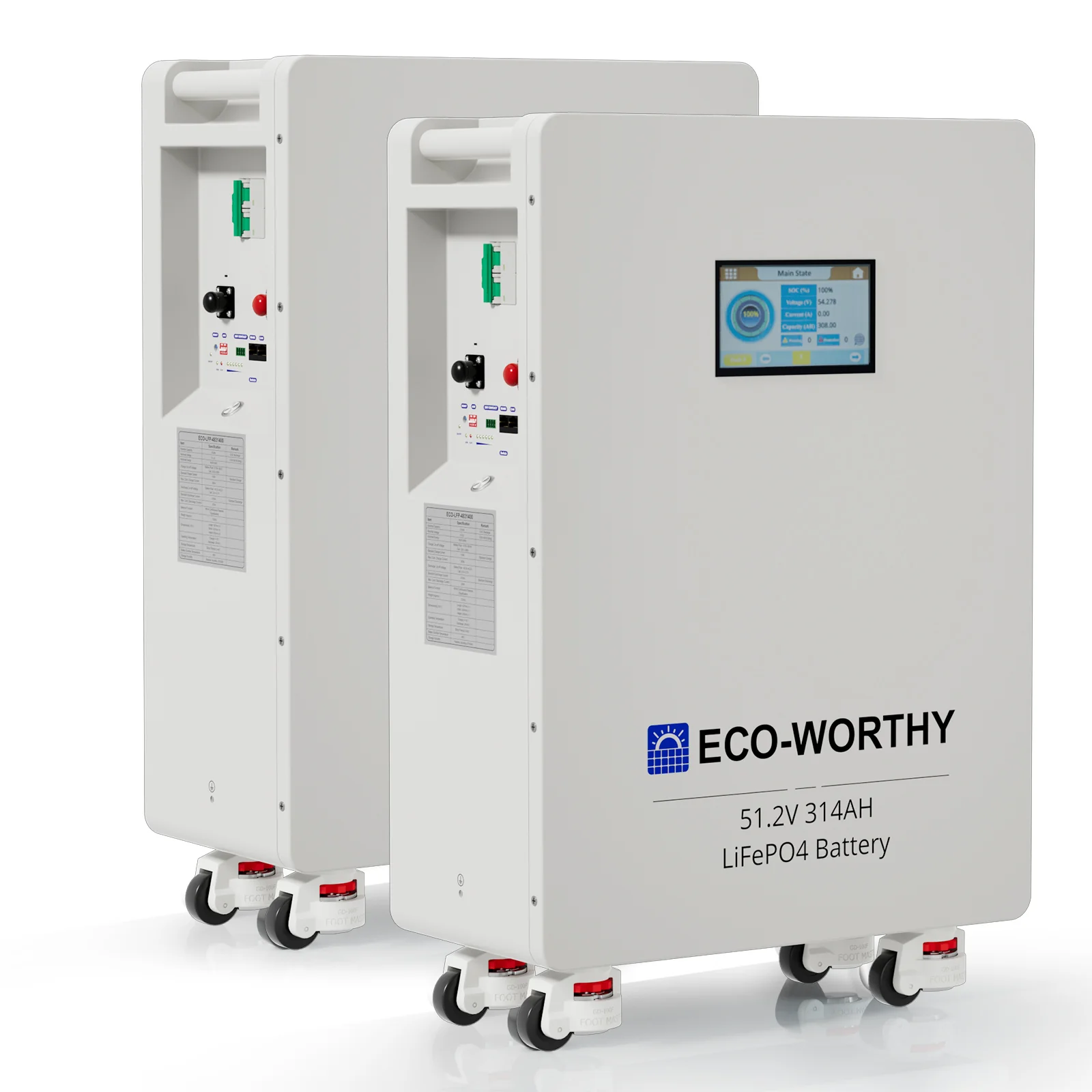 Eco-Worthy 48V 314Ah Lithium LiFePO4 Batterie—16kWh—Notstromversorgung für Zuhause - Image 10