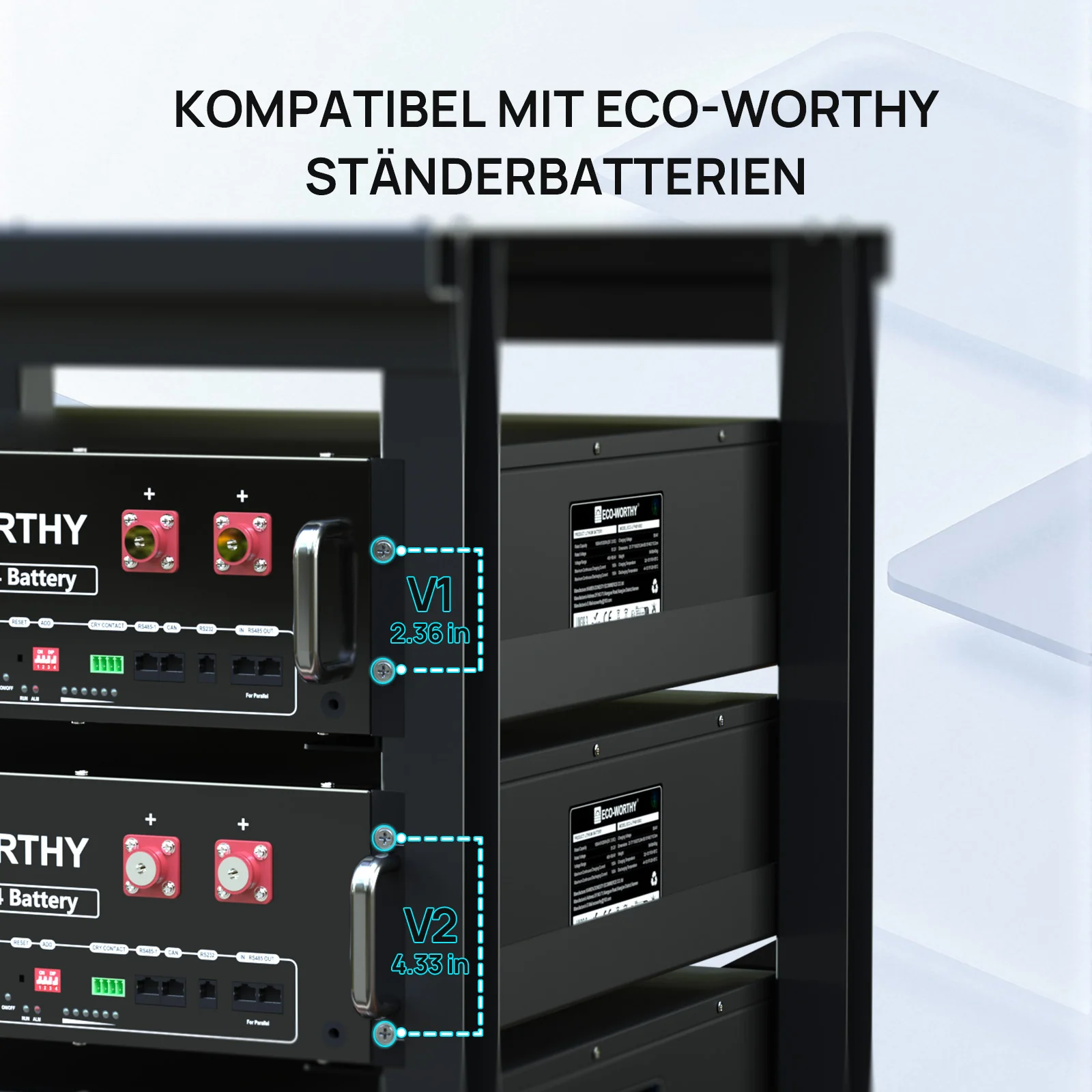 ECO-WORTHY 6-lagiges 19-Zoll-Server-Farm-Rack - Image 6