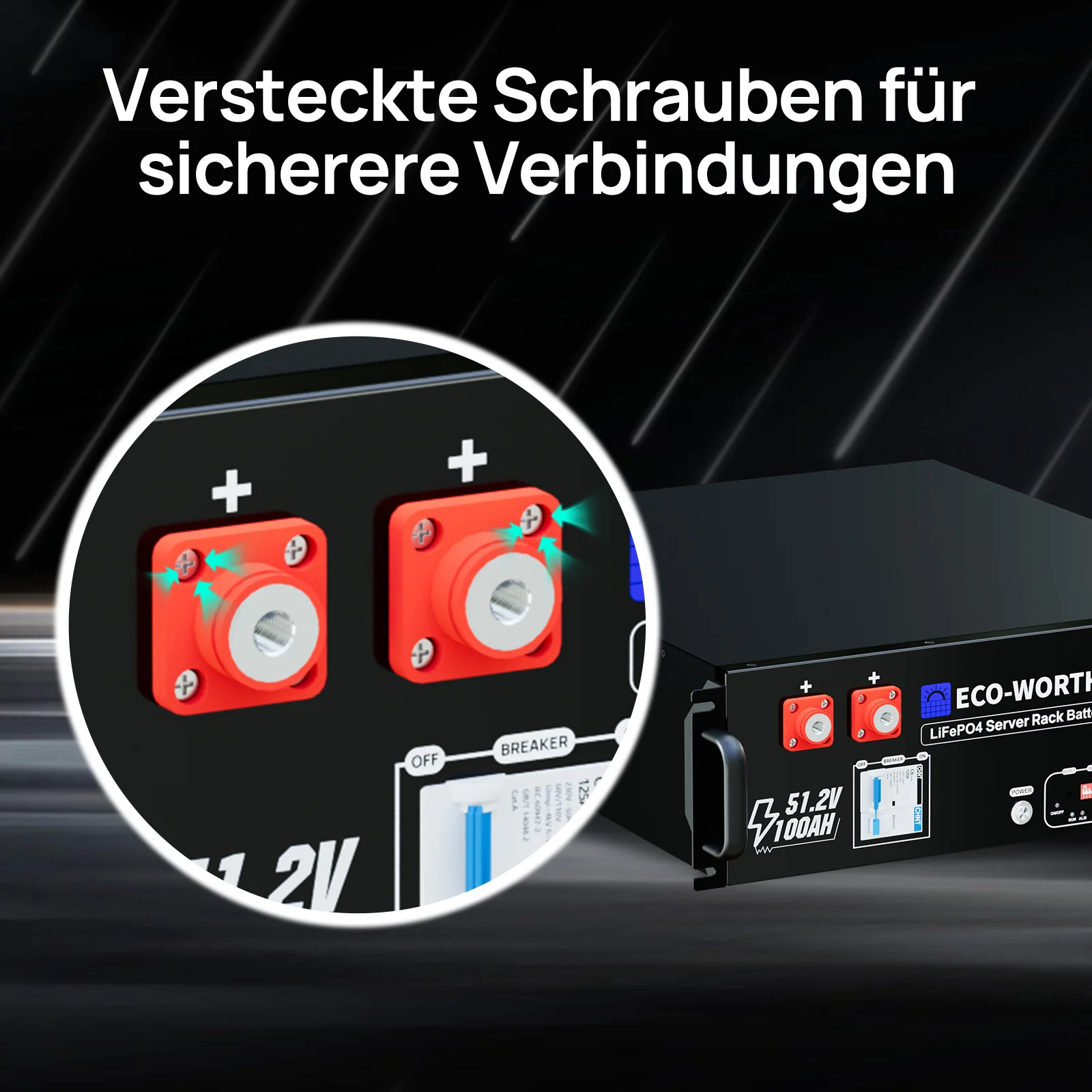Eco-Worthy Home Backup Solarstrom Bündel—48V 100AH Lithium Batterie und 48V 5000W All-in-One-Wechselrichter - Image 4