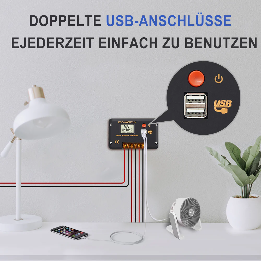 PWM Solarladeregler 30A 12V/24V - Image 4