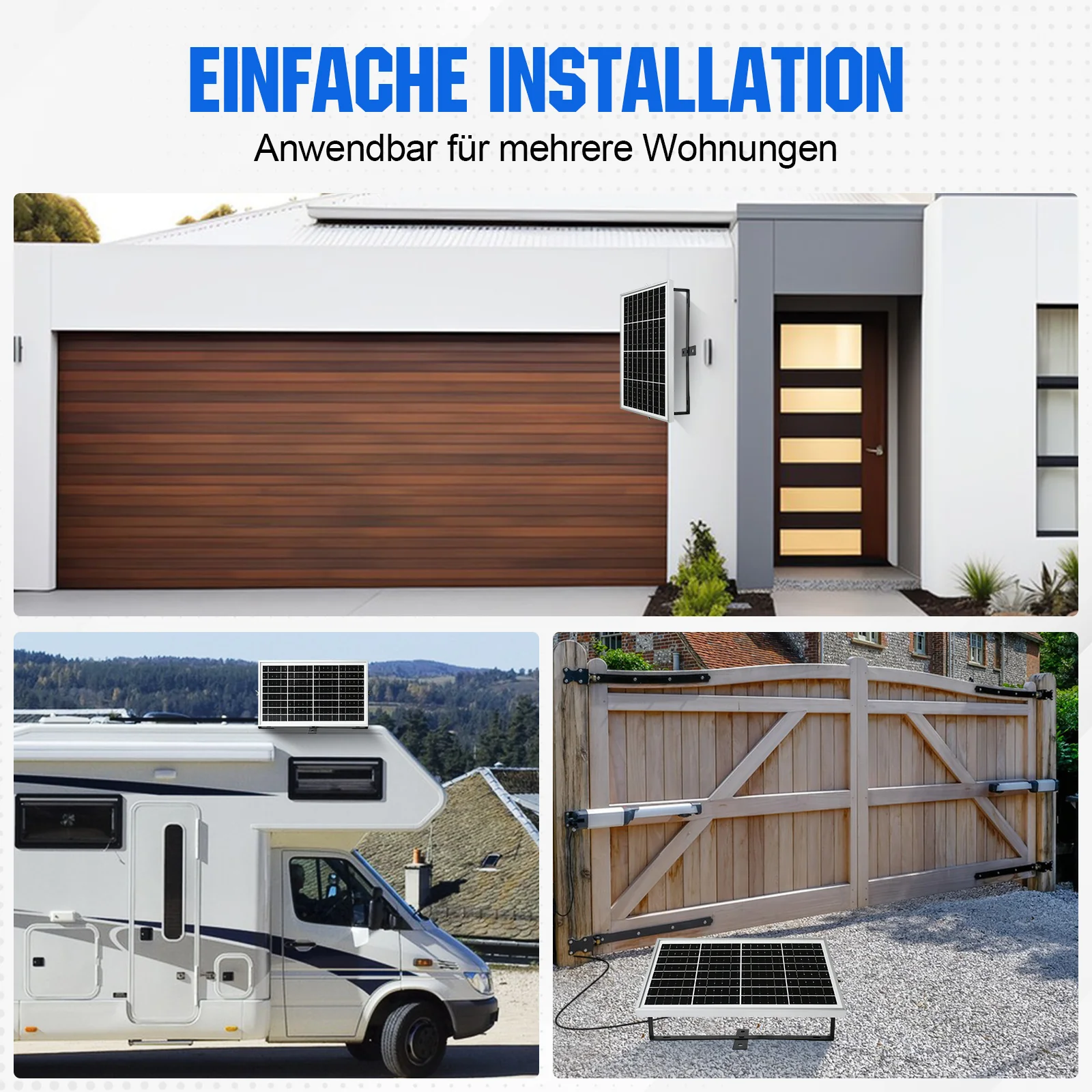Verbesserte 10W 12V monokristallines Solarmodul Ladegerät Kit mit Erhaltungsladung - Image 9